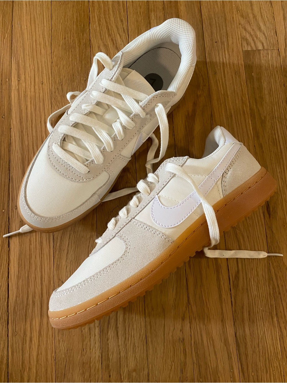 NEW Nike Field General Pale Ivory Gum Yellow White (GS) Youth Shoes